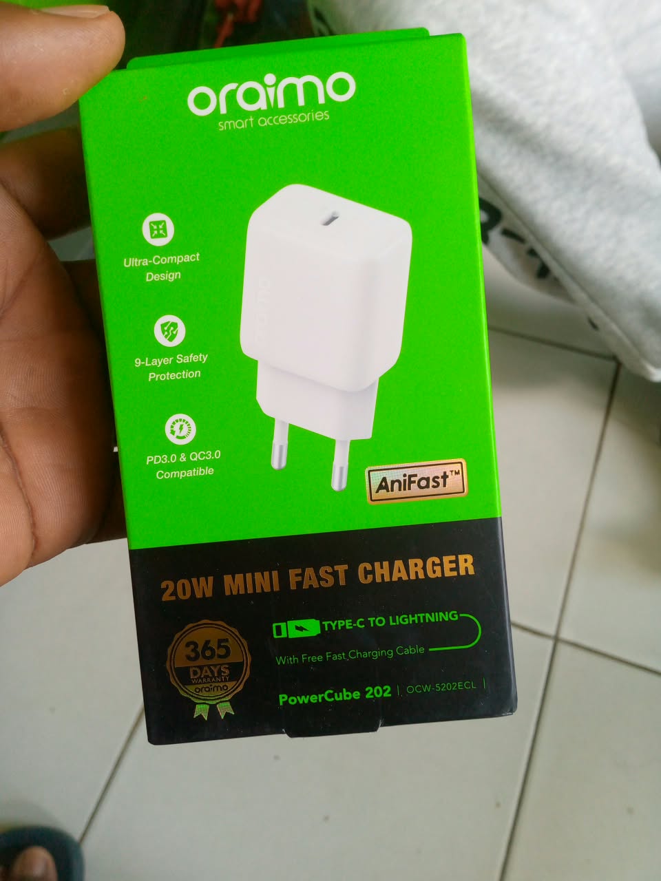 CHARGER ORAIMO TYPE C